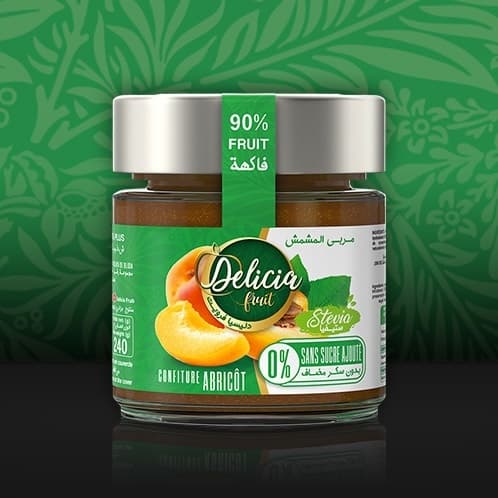 Confiture d'abricots DELICIA