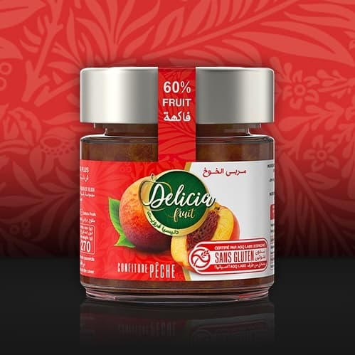 Confiture de pêches DELICIA